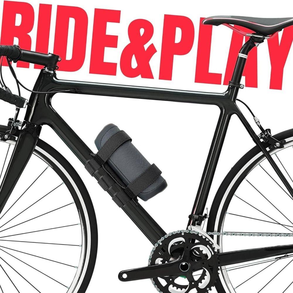 Adjustable Strap Cycling Speaker Mount Bracket Holder Water Bottle Holder Kettle Rack