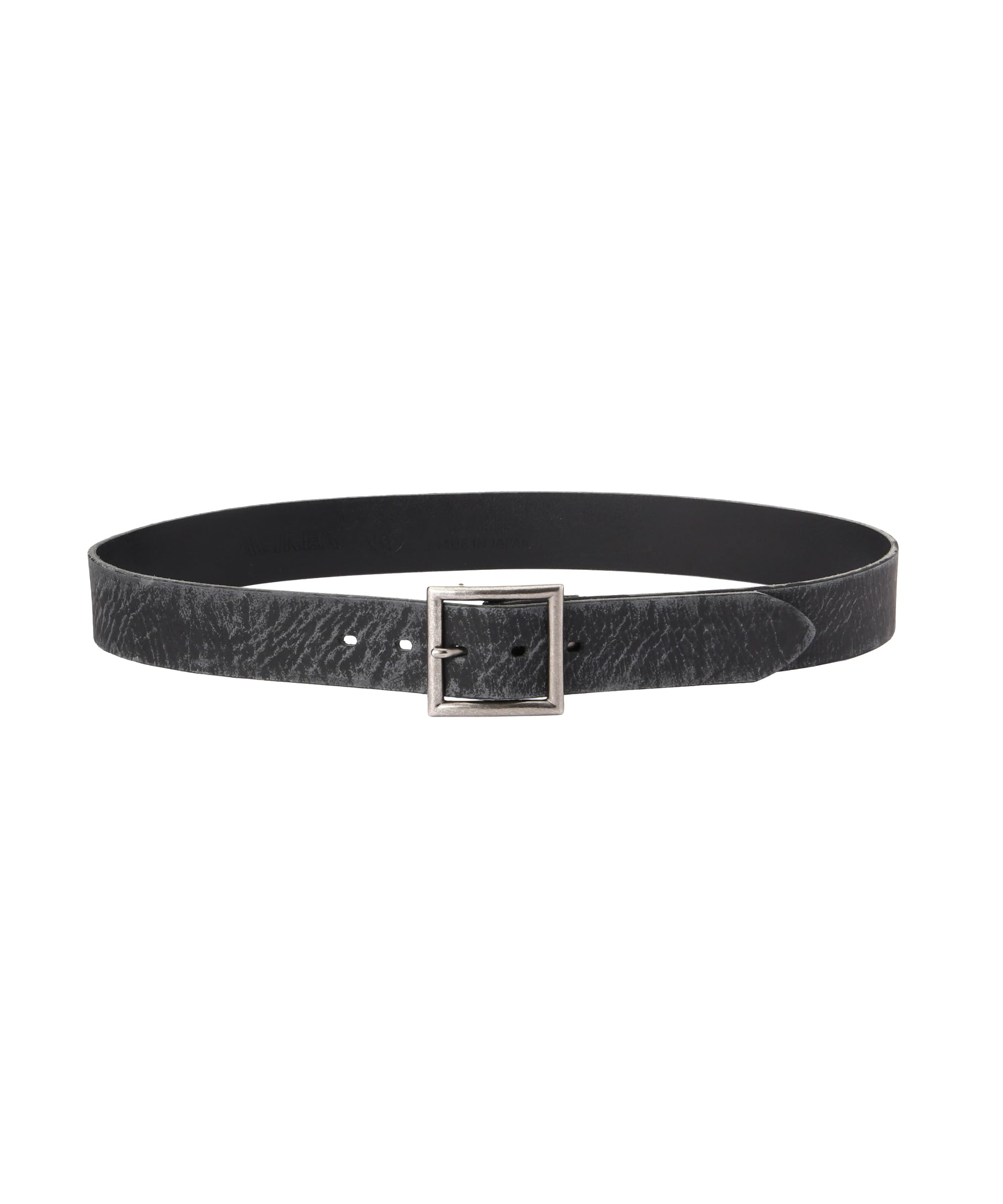 AVIREX CRACK LEATHER BELT Men s L 010 black 783-5971004