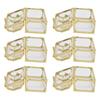 12PCS Hollow Out Candy Box Chocolate Gift Treat Boxes Container Case Wedding Party FavorS Gold