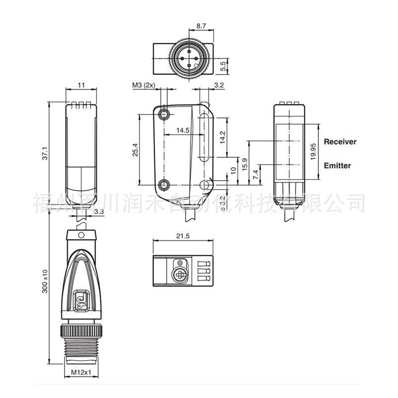 OBT350-R100-2EP1-IO-0.3M-V1-IR P+F Triangulation Sensor Inquiry OBT350-R100-2EP1-IO-0,3M-V1-IR