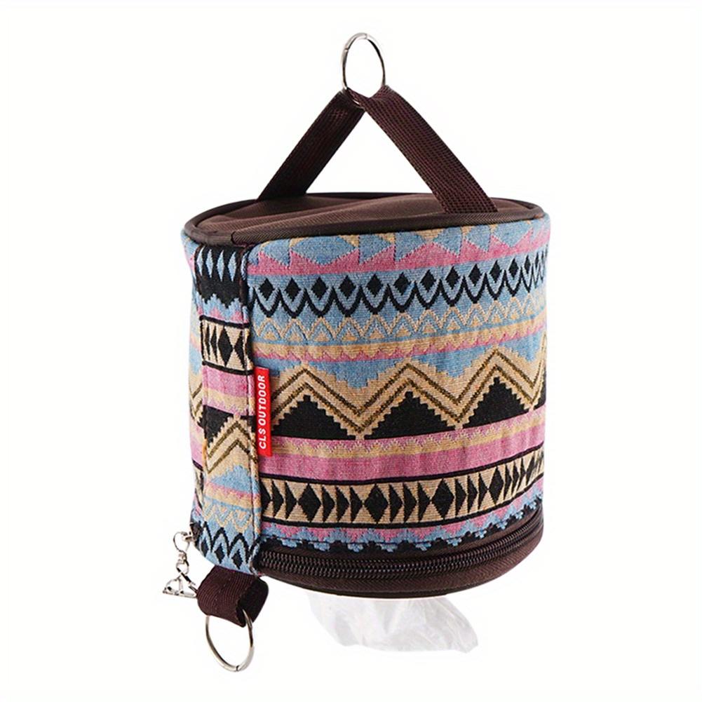 National Style Folding Toilet Paper Tissue Case Holder Portable Travel Napkin Storage Box Toilet Paper Container for Picnic Home
