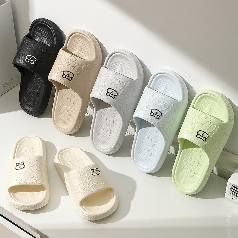 Women's Non-Slip Indoor Slippers, Summer 2024 Collection - Lightweight EVA for Men and Women, Ideal for Bathroom and Home Use.