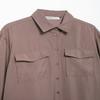 Fashion Style 2024 Fall and Winter New Women's Clothing Temperament Wild Loose Drape Long Sleeves Lapel Shirt 9101436