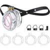 Male Chastity Cage 3D Printed Cage Cock Cage with Soft TPE Bondage Gear Accessories Adult Sex Toys Slave Tool Chastity Devices