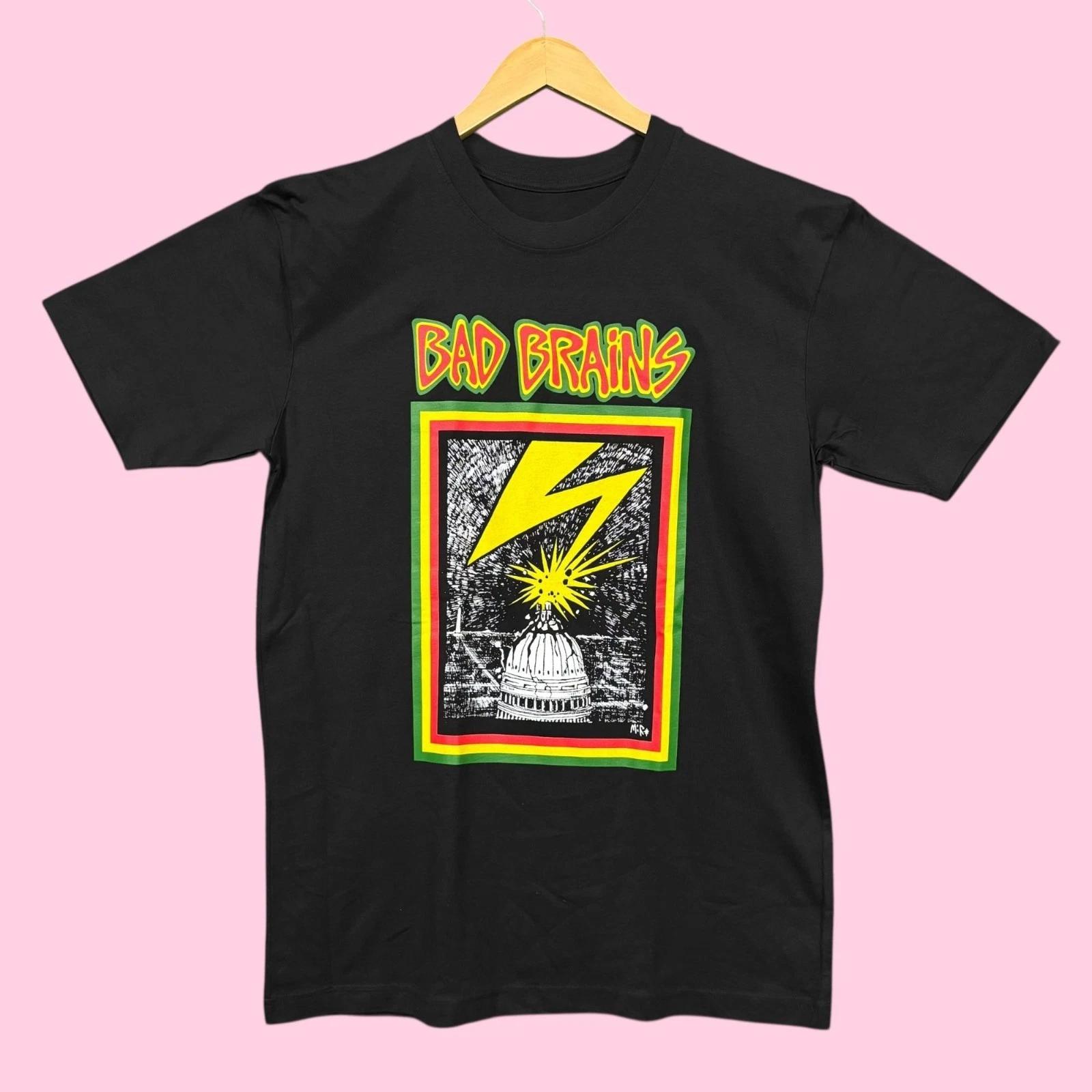 Bad Brains Self Titled Album Punk Rock Band Tee L L