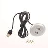 Embedded Desktop 2 Port Usb2.0 To Usb Charge Connector 5V 2A Extension Cord Mobile Tea Table Sofa Concealed Fast Charging Cable