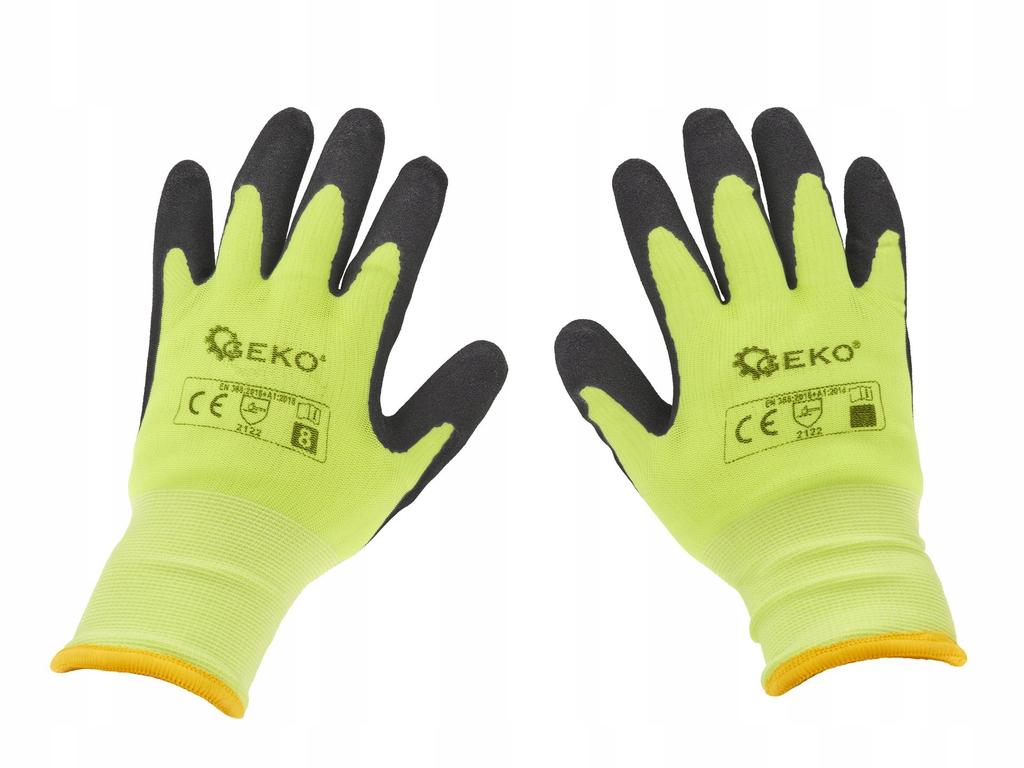 Fluorescent Winter Insulated Work Gloves Size 8