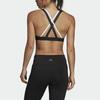 Adidas X Medium Support Sports Bra Women Underwear Black CZ8045