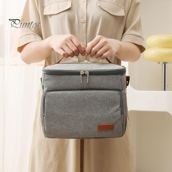 Sac Isotherme En Oxford Avec Poignée Longue - Parfait Pour Camping, Pique-nique Et Voyages - 9