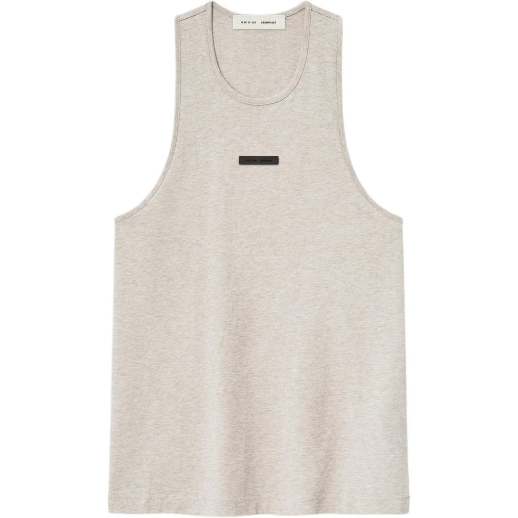 Fear of God Essentials Lightweight Essential Tank Heather Stone Men Tops Grey 125SP254232F
