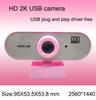 HD2K 4K High Definition Computer Camera with Microphone for Online Classes