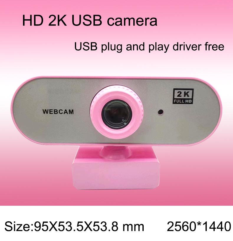 Kamera komputerowa HD2K 4K High Definition z mikrofonem do zajęć online