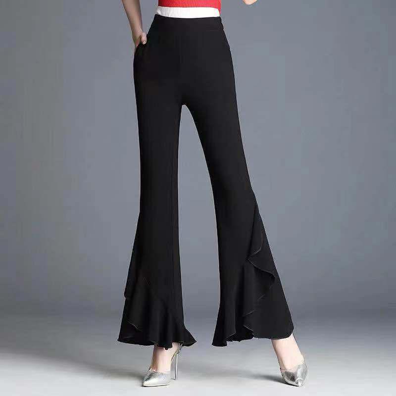 Sommer 2023 Damen High-Waist Chiffon Schlaghose – Schlankmachend, Stilvoll, Vielseitig, Weiter Beinschnitt