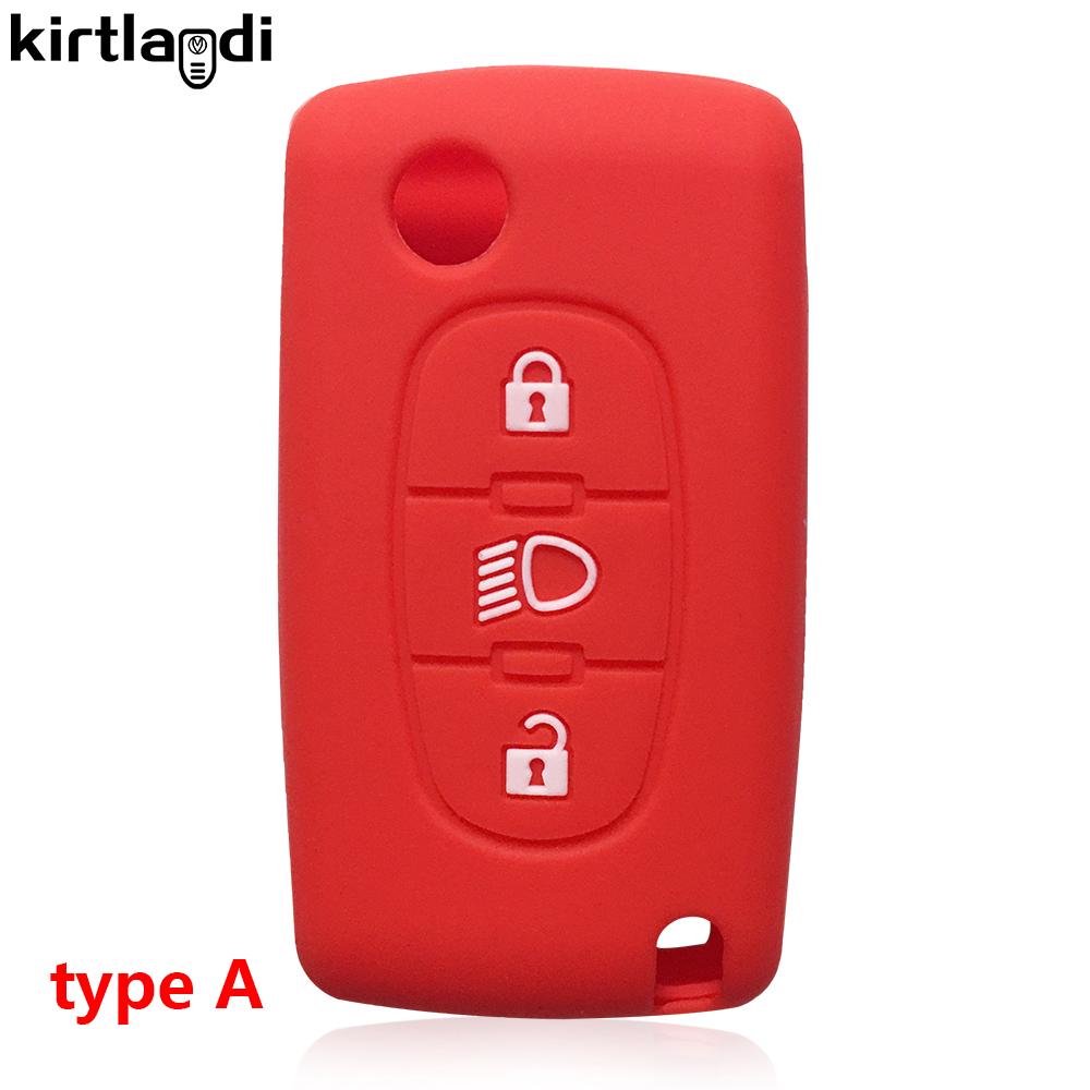 For Fiat Scudo for Opel Combo for Peugeot Rifter 2020 207 208 307 308 407 408 5008 308SW 2008 for Citroen C4 Key Cover Case Skin