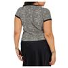 BRAVE SOUL Womens/Ladies Leopard Print Cropped Plus T-Shirt