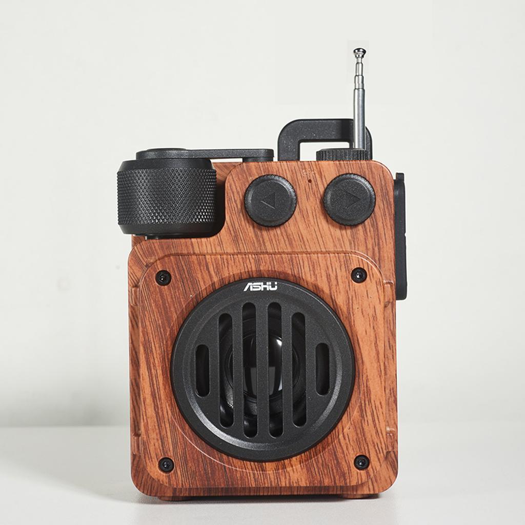 As20 Retro Bluetooth-compatible Speaker Outdoor Portable Wireless Strong Bass Fm Radio Built-in Microphone