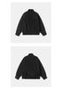 ANGN Unisex Retro Canvas Multi-Pocket Workwear Jacket, Stand-Up Collar, Loose Fit for Spring/Autumn