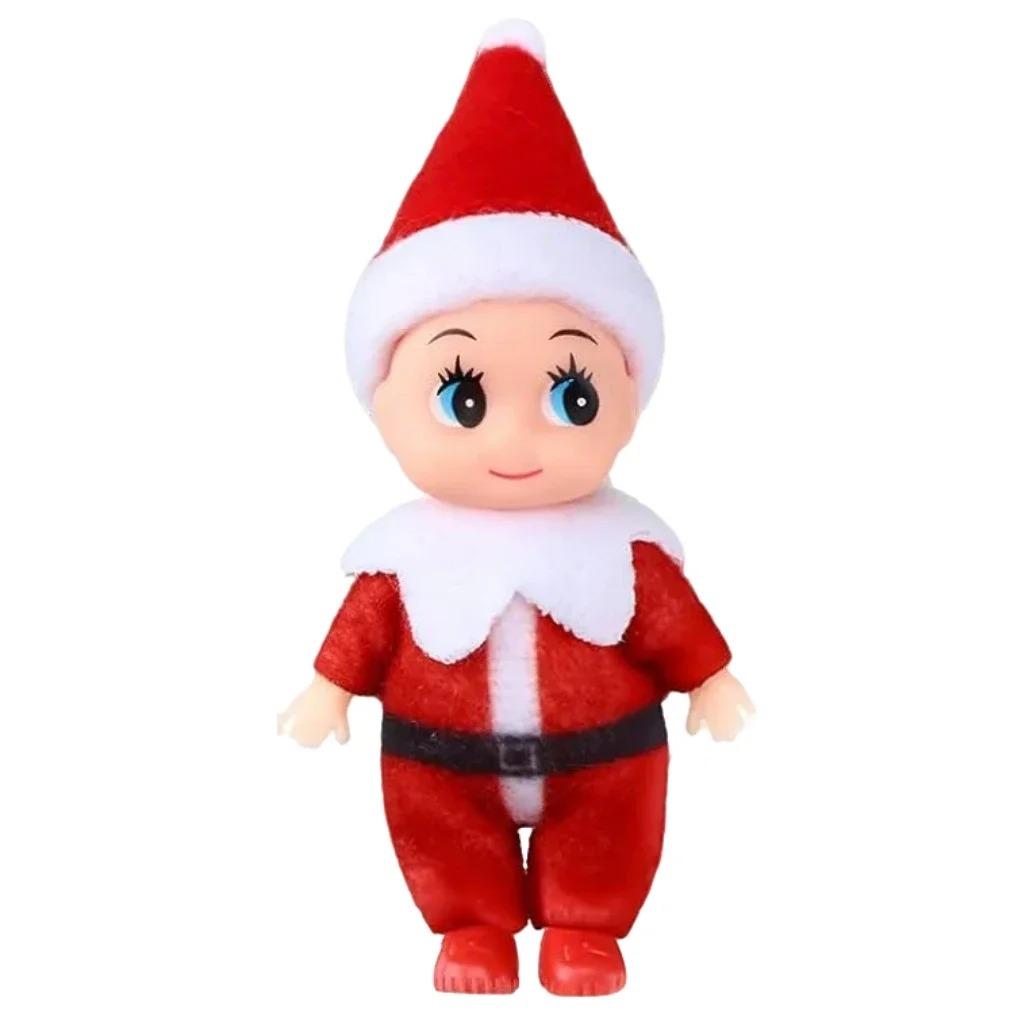 

Набор из 6 маленьких кукол-близнецов-эльфов, 6 рождественских эльфов, мини-куклы, красочные плюшевые милые куклы-эльфы для украшения праздника Нового года