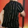 Herren Sommer Kurzarm Design Reißverschluss Strickjacke mit Rundhals - Stylisches Leichtes Sportliches Oberteil