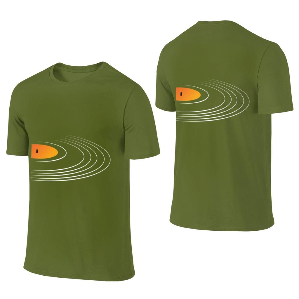 Music Retro Vinyl Record Loose But Not Bulky Reversible Tshirt Artistic And Minimalist Seamless Splicing Unisexs Tshirts
