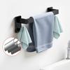 Matte Black Bathroom Hardware Set, 5 Pieces Bathroom Accessories Set, Stainless Steel 16 Inch Towel Bar, Towel Rack, 2 Robe Towel Hooks, Toilet Paper