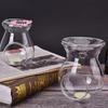 M-Nordic Home Decor Glass Candle Heat Resistant Oil Furnace Aroma Burner Holder Candlestick Vase Romantic Wedding Decoration
