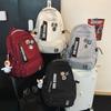 Female Large Capacity Backpack Letter Print College Style Student Waterproof Schoolbag Male Travel Backpack