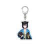 Nijisanji Aza Michiya Kouichi Inochi Urushiha Hunger Mikoto Miki Kioi Kima Tabbiito HD Acrylic Keychain Bag pendant anime goods