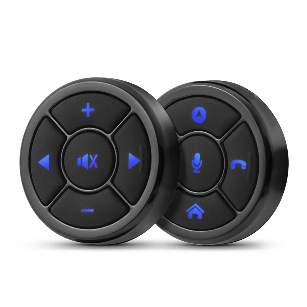 10 Keys Wireless Car Steering Wheel Controller Multi-functiona Remote Control Button for Car Radio DVD GPS Multimedia Navigation