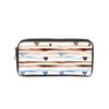 Doodle Heart Love Print Single Layered Pencil Case for Boy/Girls Best Gifts Cartoon School Supplies Pencil Pouch for Children