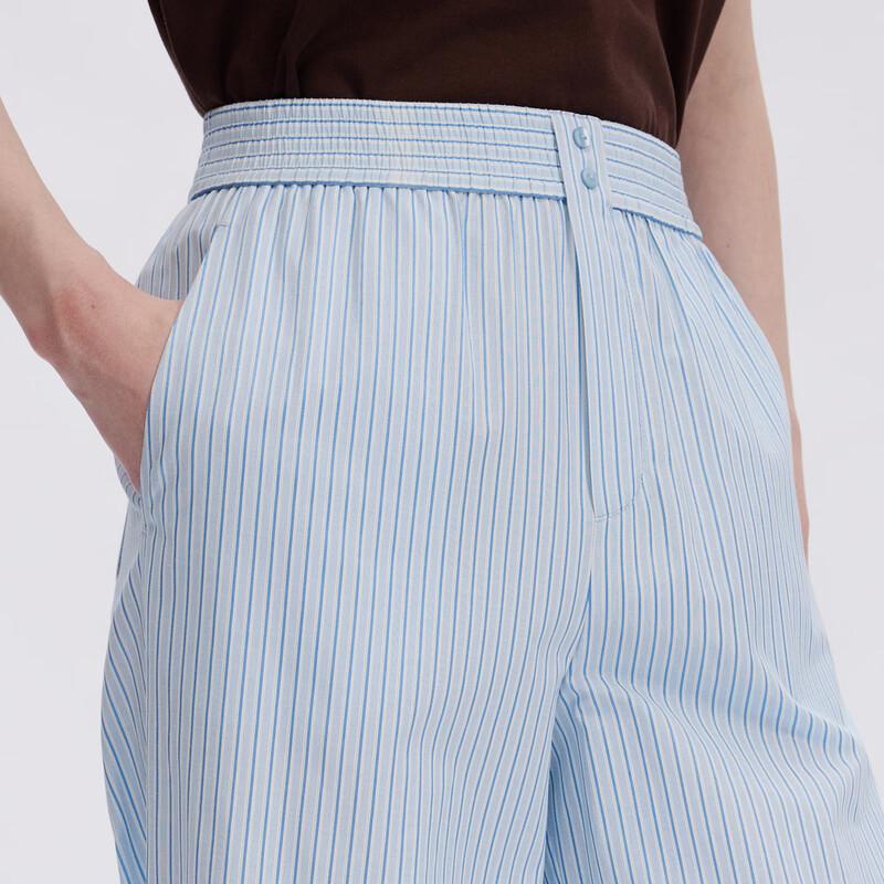 LANCY Women's Smart Comfort Wide-Leg Pants