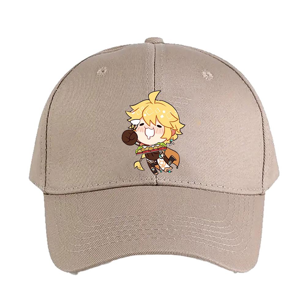 Genshin Impact Aether Cap Summer Woman Man Adult Casual Fashion Casual Adjustable Hiking Fishing Hat Sun Hat