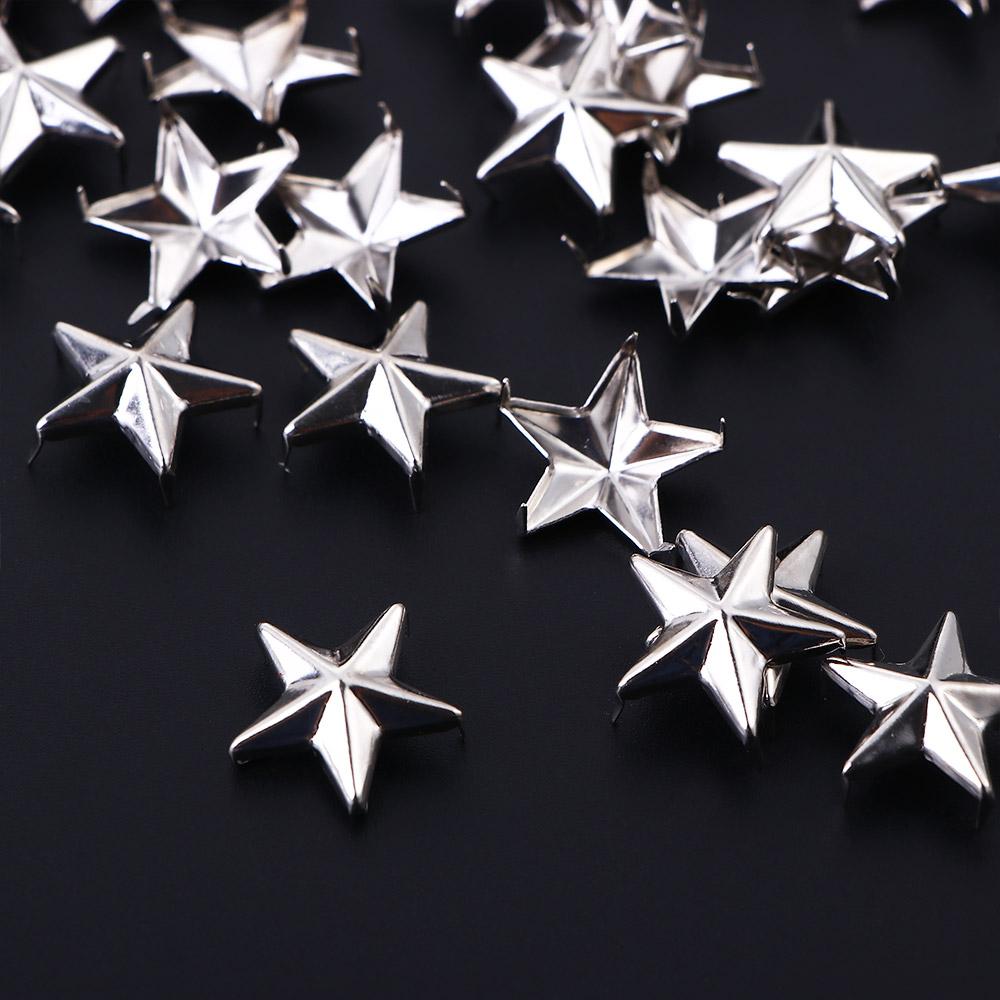 For Hat,Bag,Clothes Spikes Spots Nailhead Star Rivets Garment Supplies Sewing Decor DIY Studs