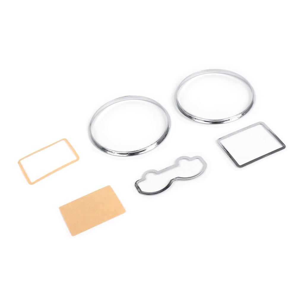 Speedometer Dashboard Dial Gauge Rings Trim for Golf MKIV 1997-2003 Speedometer Bezel Trim Automotive Interior Accessory