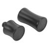Billiard Cue Joint Protectors POM Black Joint Caps Billiard Accessories Fit for Predator Slow Joint