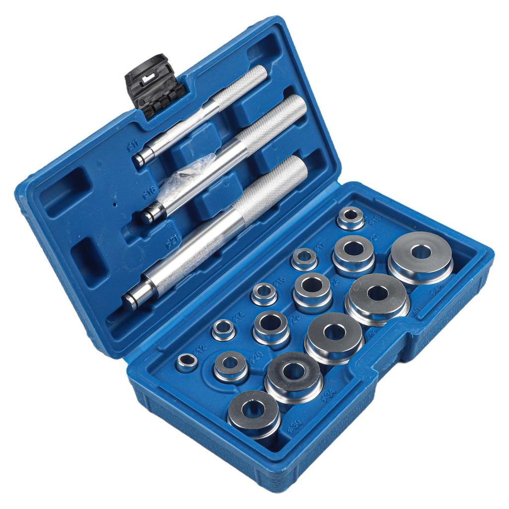 17PCS Bearing Race and Seal Installer Set with Multiple Driver Discs for Wheel Bearing Installation and Replacement