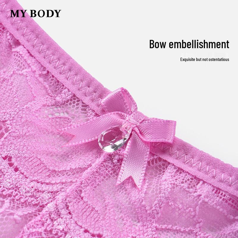 Mybody Women's Lace Mid-Low Waist Briefs