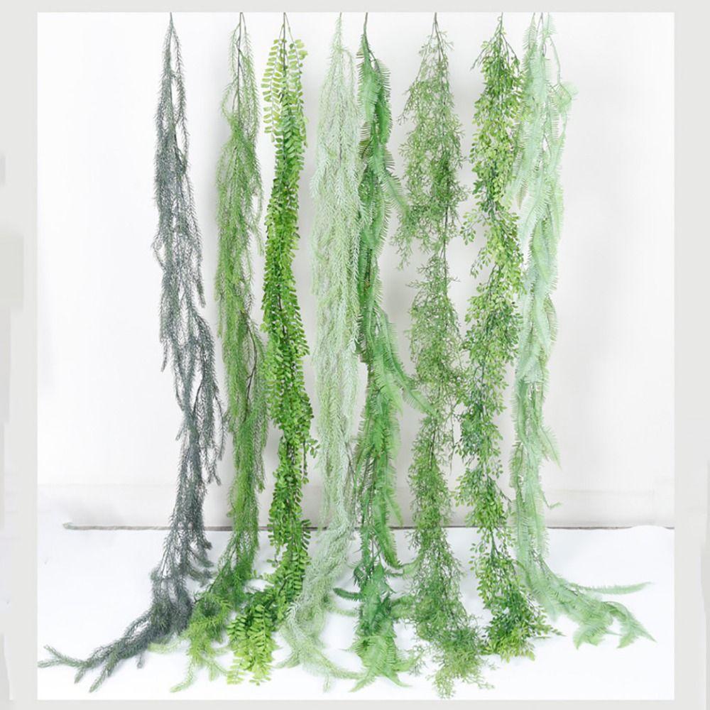 Extra Long Artificial Plant Vine Various Types Green Simulation Fern Leaves Garland DIY Accessories Wall Hanging Ornament