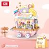 Coffee And Snack Shop Vending Car Assembled Model Ornament For Creative Kids And Diy Enthusiasts