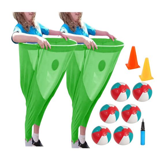 Hra na dvorek Granny Pants Set Obří venkovní hry s míči a kužely Zábavné trávníkové hry pro rodinná setkání, večírky, pikniky