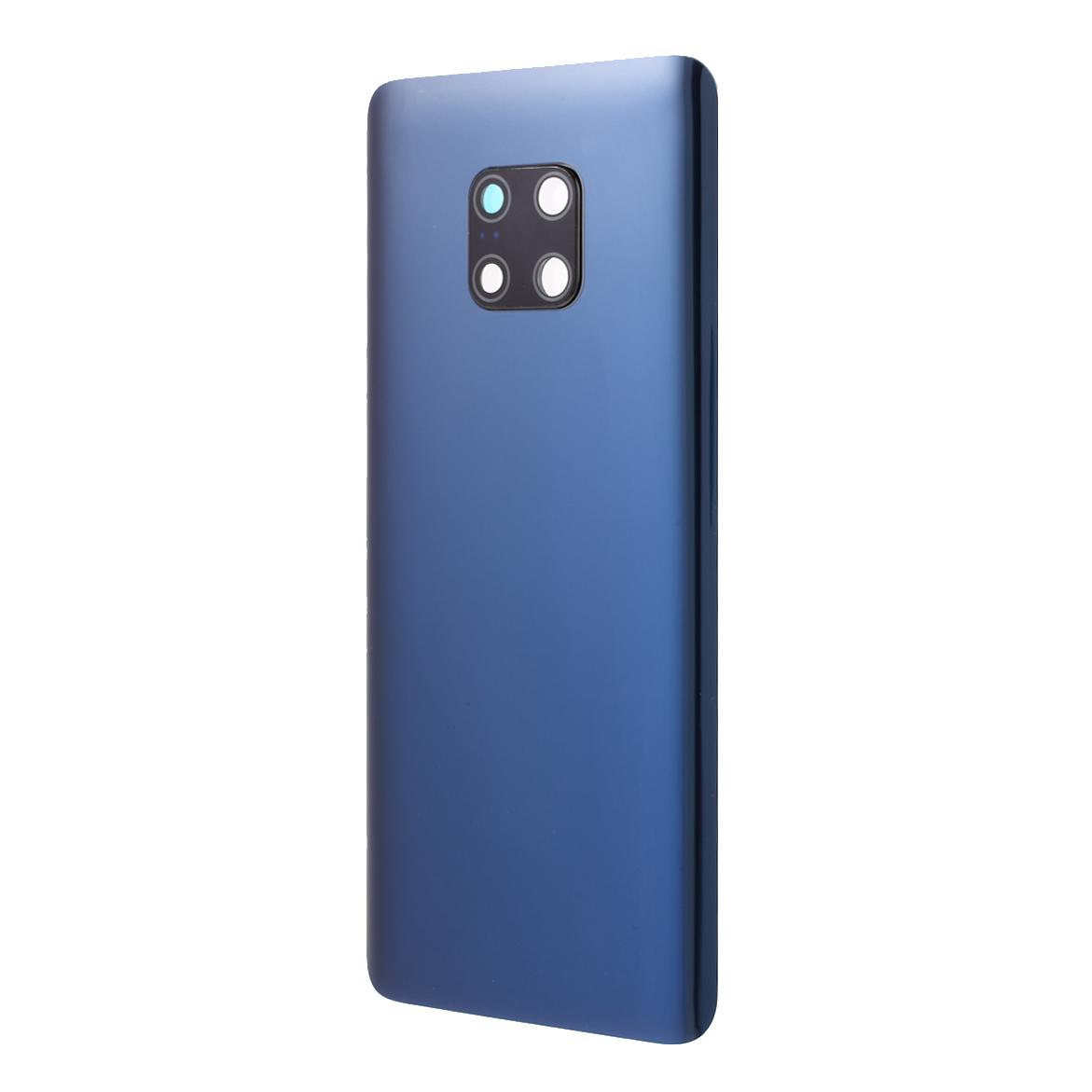

Battery Housing Back Cover with Camera Ring Lens Cover Part (without Logo) for Huawei Mate 20 Pro Blue