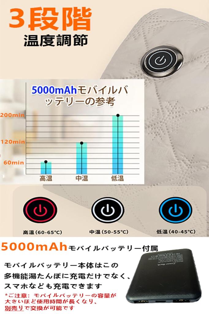 Multifunkční elektrická vyhřívací podložka s mobilním mini ohřívačem rukou 3 teploty Rychlá Flexibilní Elektrická Horká Elektrická Studená pro a Kancelář