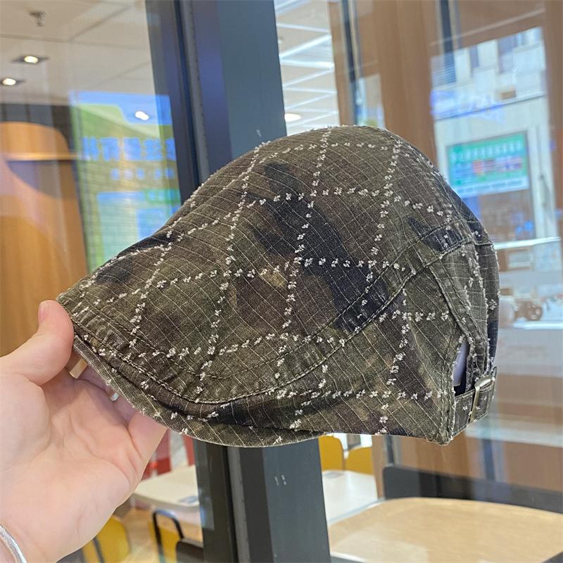 New Niche American Retro Forward Hat Men Wear Berets In Spring And Autumn Women Travel Versatile Peaked Cap