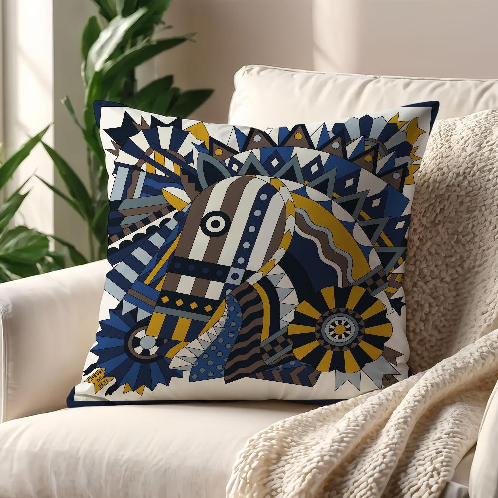 Funda De Cojn De Cushion Cover For Pillow Printing Sofa Decoration Home Car Room Coffee Shop Office Nordic Simplicity