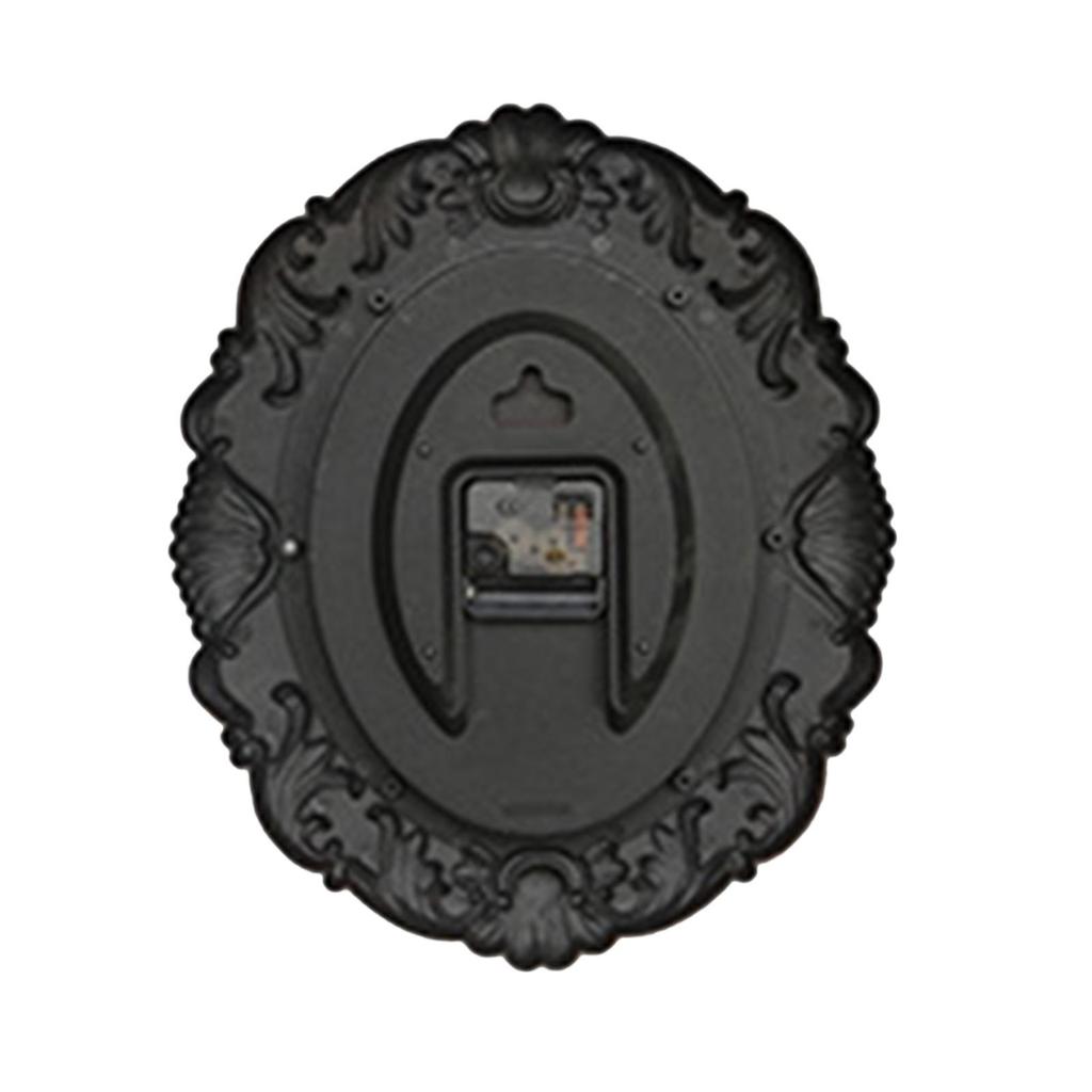 Spanish Style Retro Glass Quartz Clock,Home Living Quiet Silent,Simple Clock Mute Wall Clock,Living Room Clock Glass Wall Watch