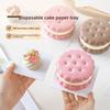 Cake Board Thickened Disposable White Cardboard 1 Inch 1 Inch Mousse Mini Pad Square Dessert Baking Pastry