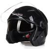 Four Seasons Universal Double Lens Motorcycle Helmet 3/4 Half Helmet Motorcycle Electric Vehicle Helmet