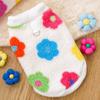 Pet Winter Warm Vest Puppy Clothes for Small Medium Large Dog Soft Golden Retriever Vest With Flower Clothing Pet Suppllies