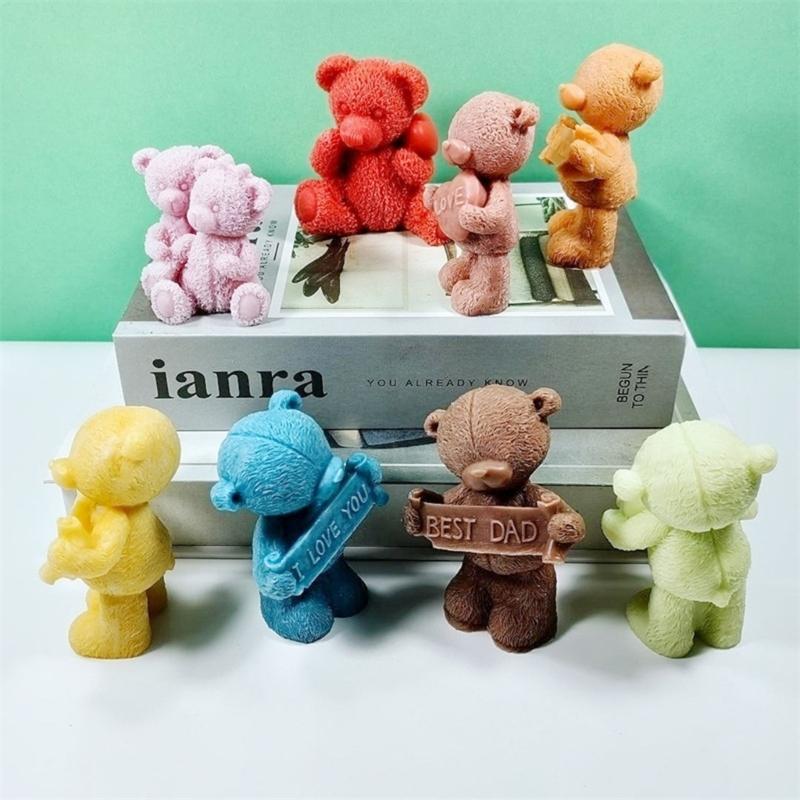 DIY Castings Moulds Cylinders Candle Mould Silicone Craft Pendants 3D Cylinders Candle Molds Candle Decorations Moulds