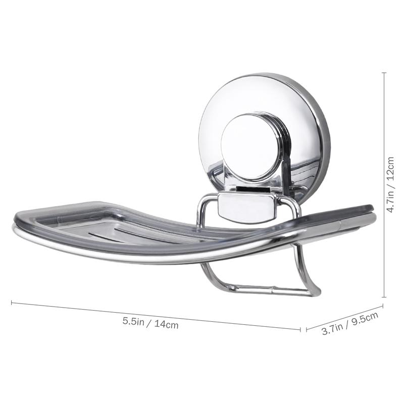 Factory Wholdsales Stainless Bathroom Accessories Metal Shiny Stainless Steel Soap Dish Rack/Holder